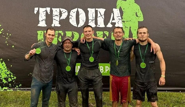  Сплочённость и мастерство: команда 2-й пожарно-спасательной части  завоевала серебро на „Тропе героев“