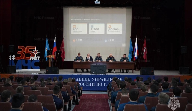 В Главном управлении МЧС России по г. Москве состоялась встреча с выпускниками профильных колледжей