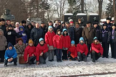 На Новодевичьем кладбище прошла общегородская мемориально-патронатная акция, посвящённая Дню защитника Отечества и Дню памяти о россиянах, исполнявших служебный долг за пределами Отечества